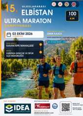 15. Uluslararası Elbistan Ultra Maraton Şampiyonası, 03 Ekim 2026, 100 KM afişi
